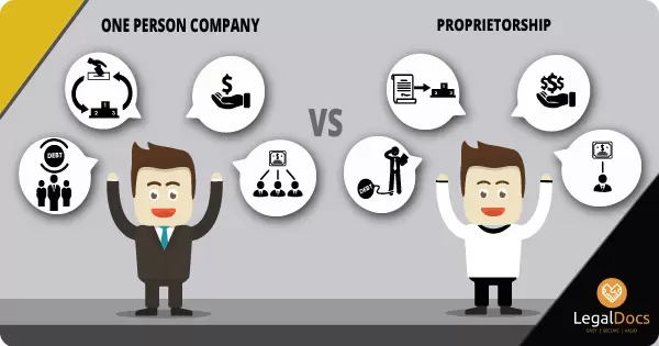 One Person Company vs Sole Proprietorship